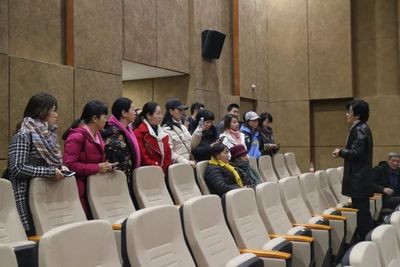 中央文化和旅游管理干部学院组织全国文化干部素质提升工程--群众文化活动组织策划培训班学员到海淀北部文化中心参观研讨